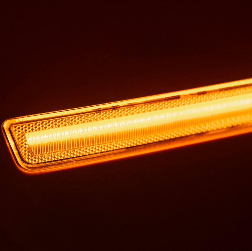 2015-23 Dodge Challenger | Front Bumper Amber LED Reflector Side Marker Light image 12