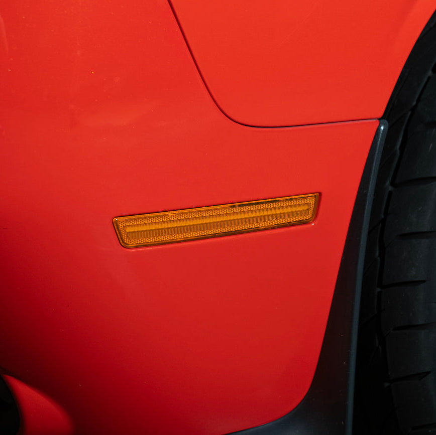 2015-23 Dodge Challenger | Front Bumper Amber LED Reflector Side Marker Light image 55