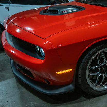 2015-23 Dodge Challenger | Front Bumper Amber LED Reflector Side Marker Light image 47