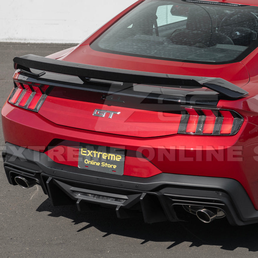 2024-Up Ford Mustang Rear Trunk Wing Wickerbill Spoiler image 31