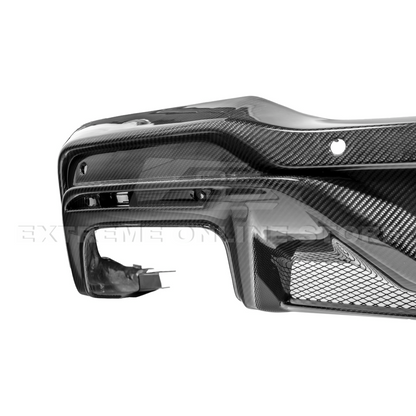 2024-Up Ford Mustang S650 Dark Horse Style DRY CARBON FIBER Rear Bumper Diffuser image 27