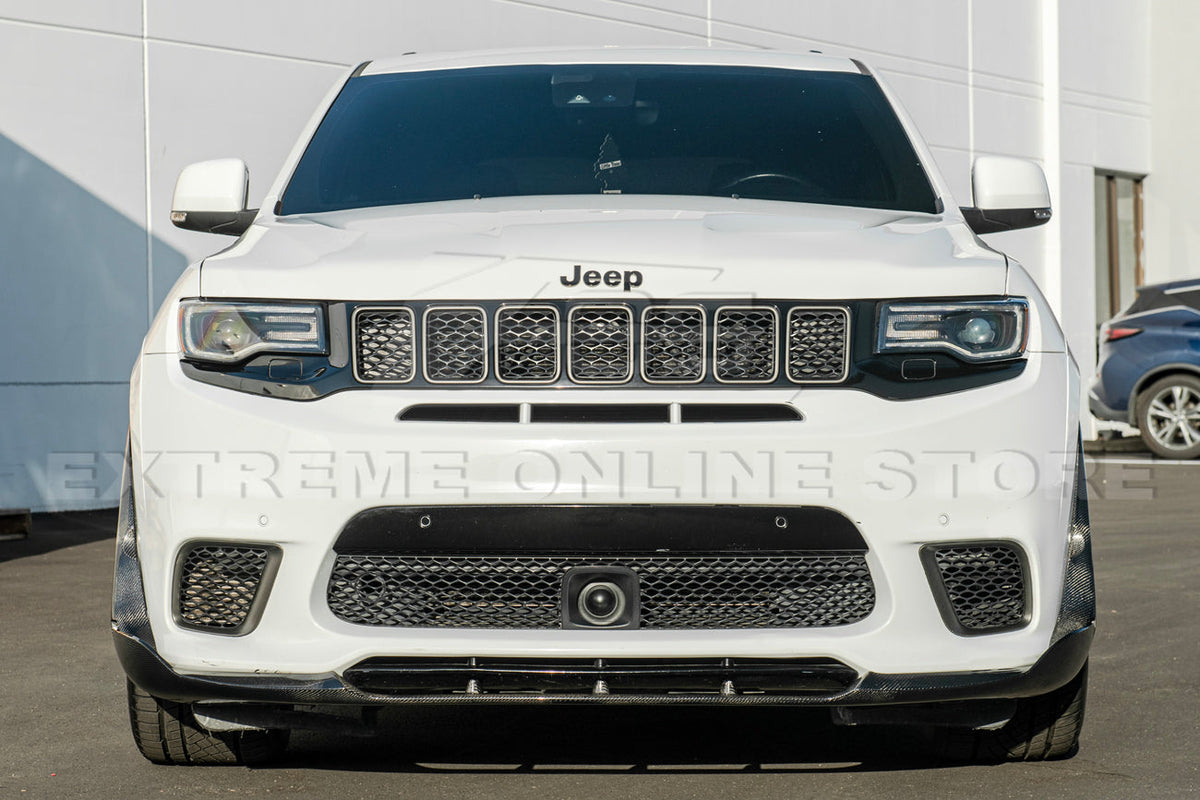 2017-21 Jeep Grand Cherokee SRT Trackhawk Carbon Fiber Front Lip Splitter image 4