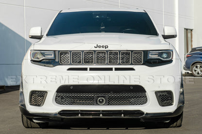 2017-21 Jeep Grand Cherokee SRT Trackhawk Carbon Fiber Front Lip Splitter image 4