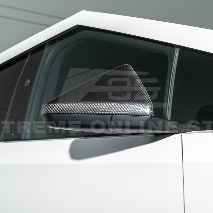 2024-Up Tesla Cybertruck Side Mirror Covers Pair image 7