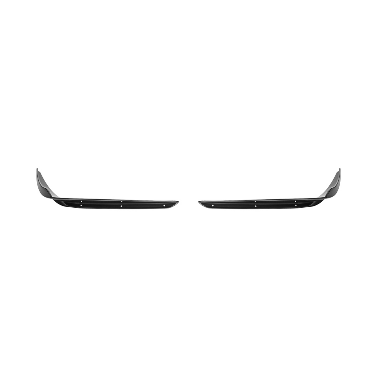 2024+ Ford Mustang GT DRY CARBON FIBER Front Splitter Canards image 4