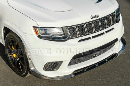 2017-21 Jeep Grand Cherokee SRT Trackhawk Carbon Fiber Front Lip Splitter image 6