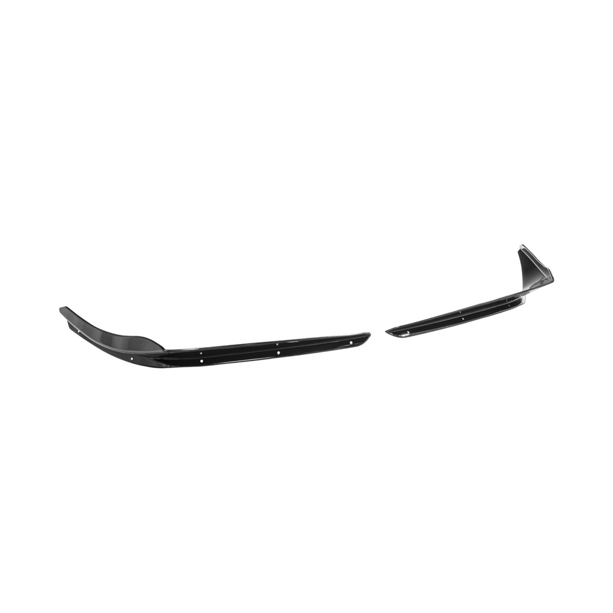 2024+ Ford Mustang GT DRY CARBON FIBER Front Splitter Canards image 9
