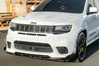 2017-21 Jeep Grand Cherokee SRT Trackhawk Carbon Fiber Front Lip Splitter image 3