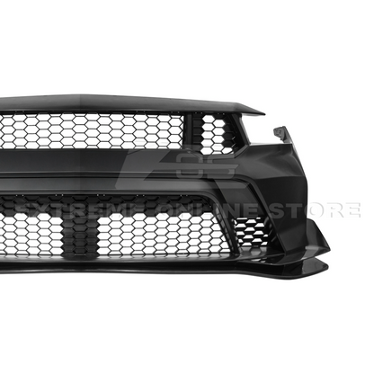 2024-Up Mustang GTD Style Full Conversion Primed Front Bumper Cover Grille Lip image 27