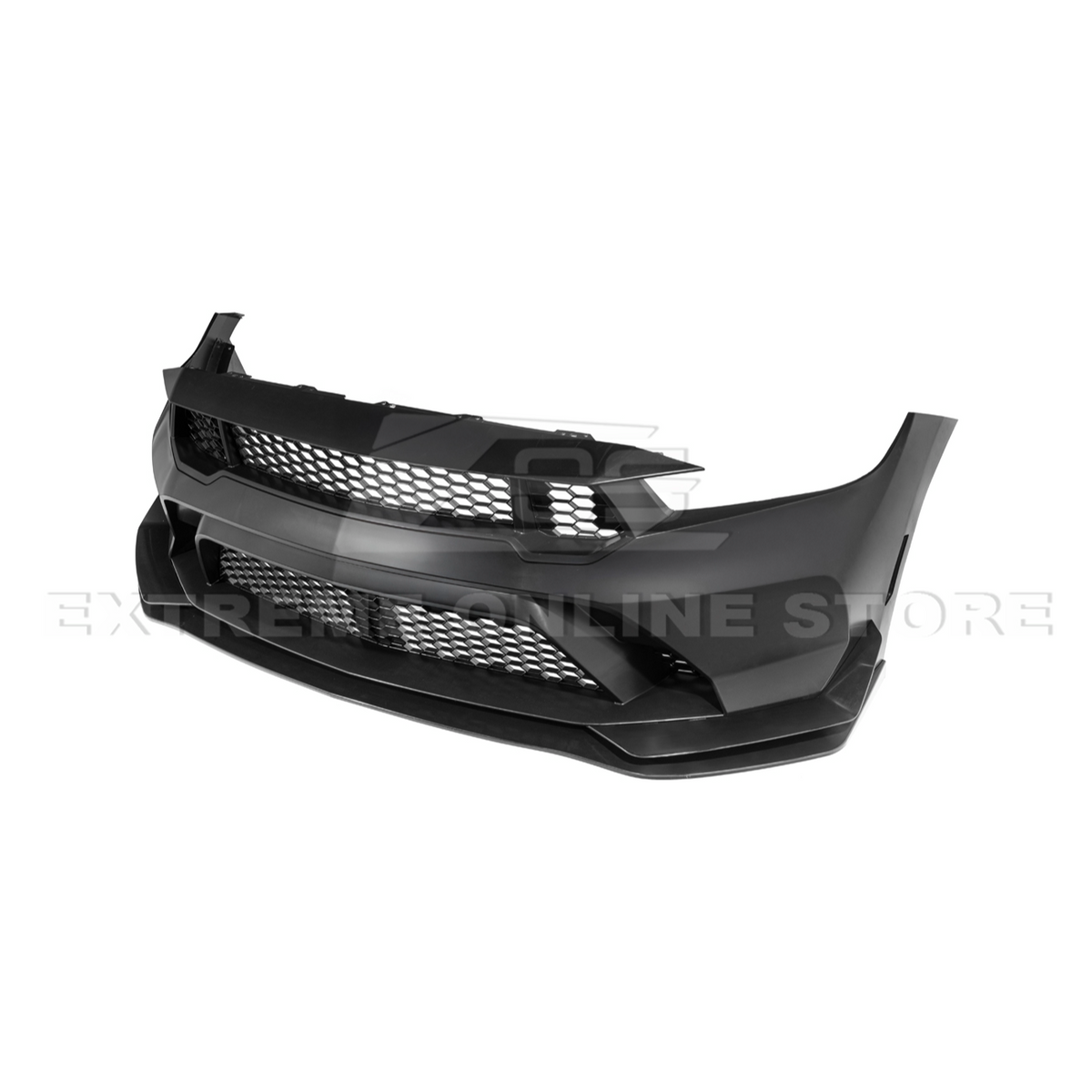 2024-Up Mustang GTD Style Full Conversion Primed Front Bumper Cover Grille Lip image 28