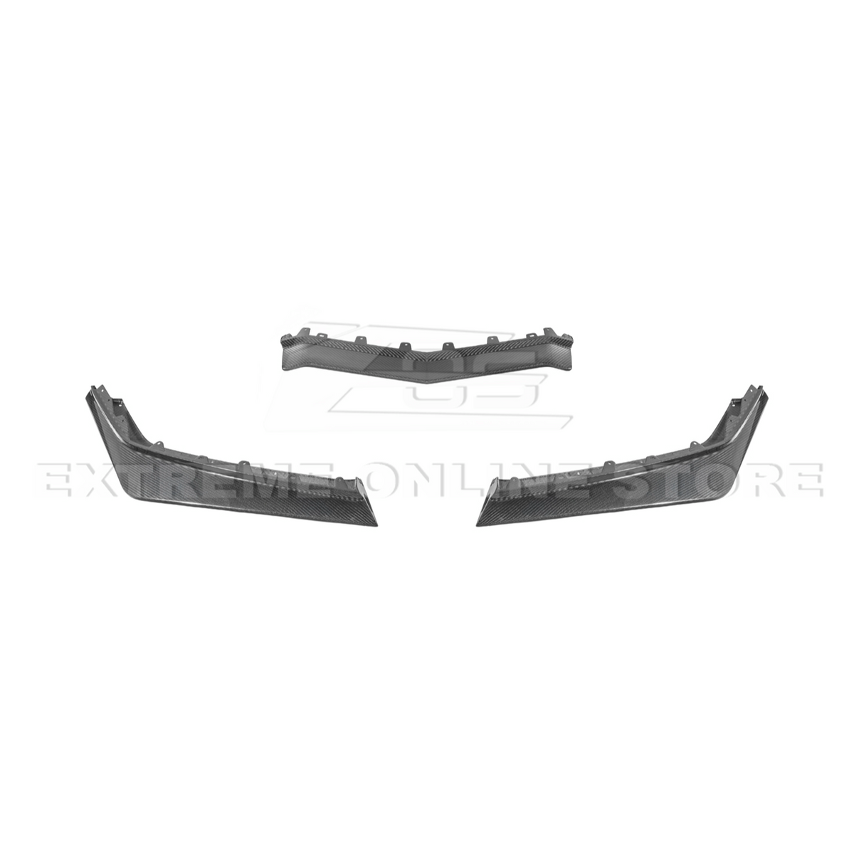 Corvette C8 Z06 / E-Ray DRY CARBON FIBER Front Splitter [Z07 Extended Package] image 19