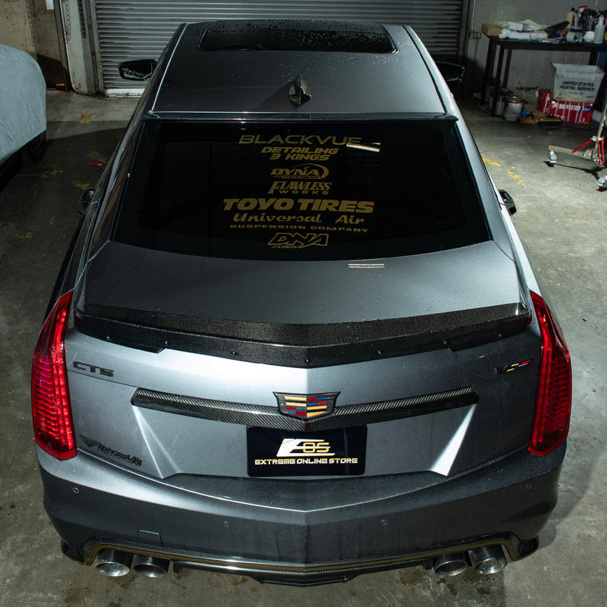 2016-19 Cadillac CTS-V Sedan Rear Roof Top Window Spoiler image 6