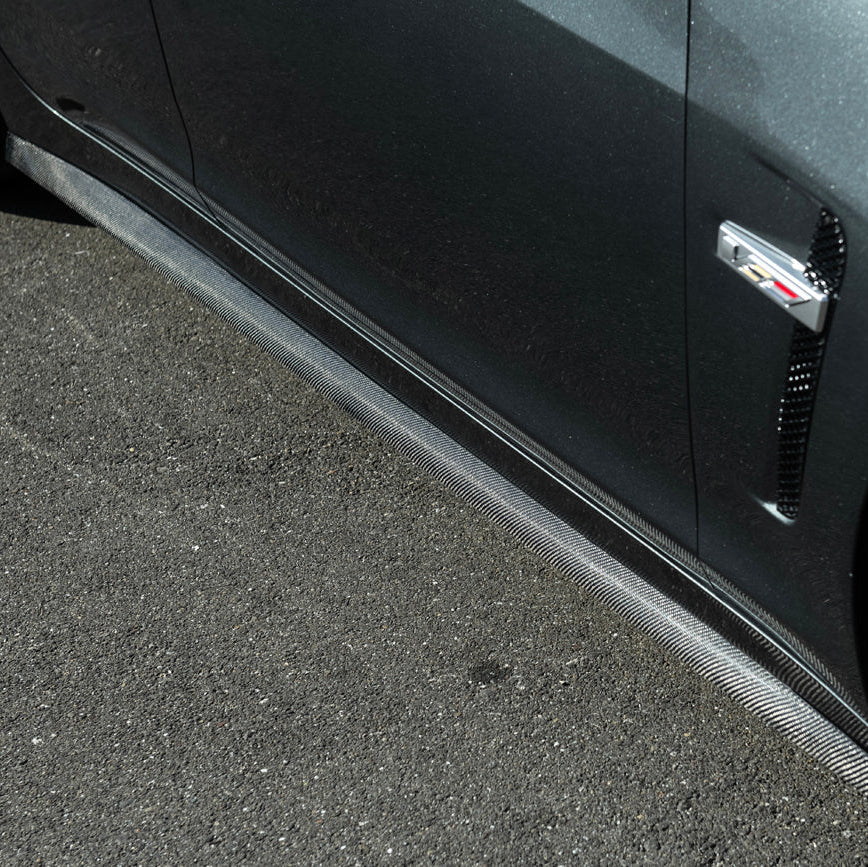 2016-19 Cadillac CTS-V | CARBON FIBER Package V2 Side Skirts image 8