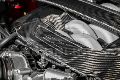 2024-Up Ford Mustang Dry Carbon Fiber Engine Cover image 3