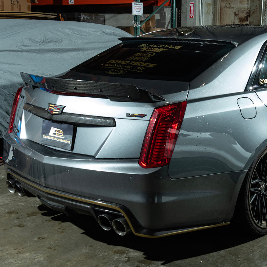 2016-19 Cadillac CTS-V Sedan Rear Roof Top Window Spoiler image 7