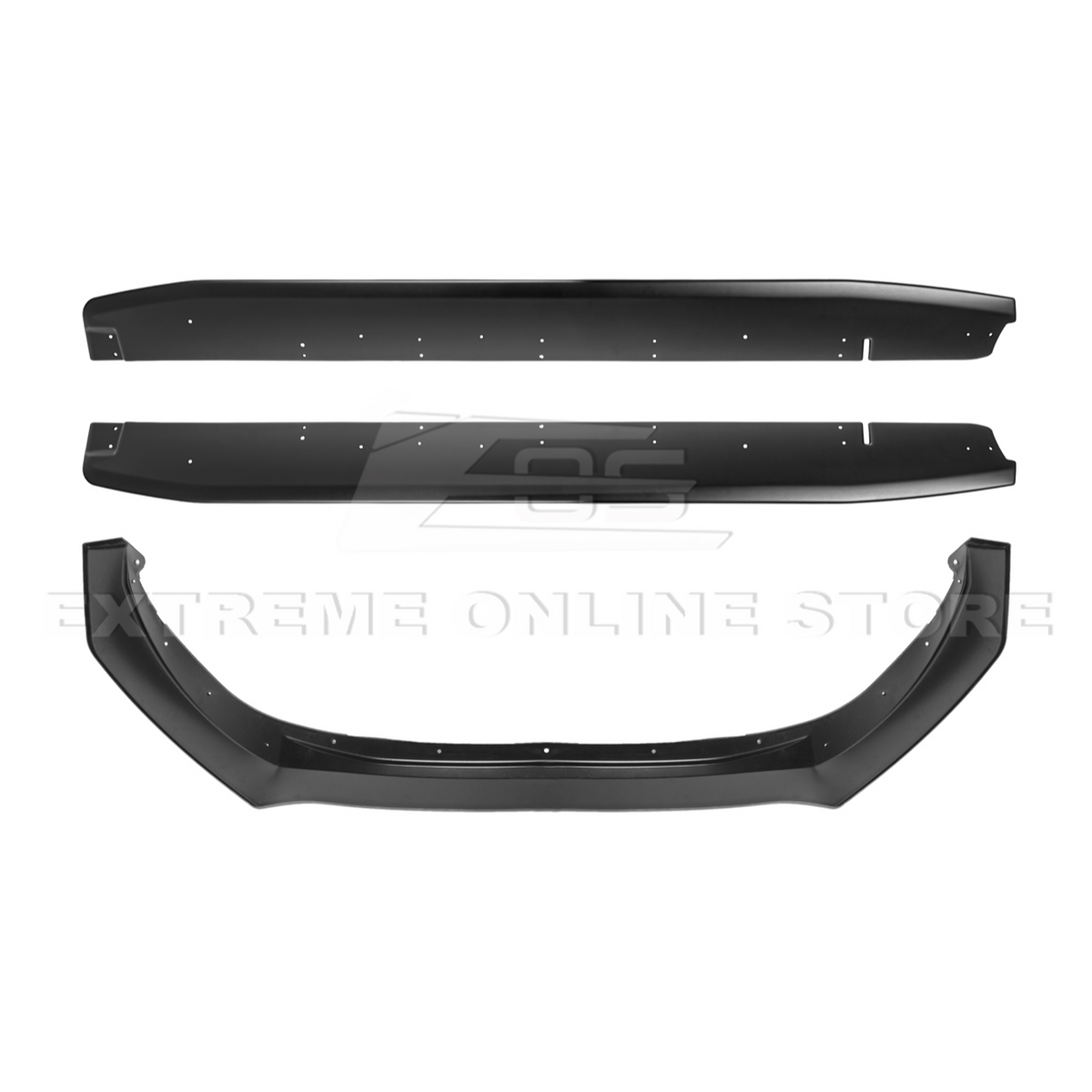 2022-Up Toyota GR86 CS Style Matte Black Front Splitter Lip Side Skirts Kit image 3