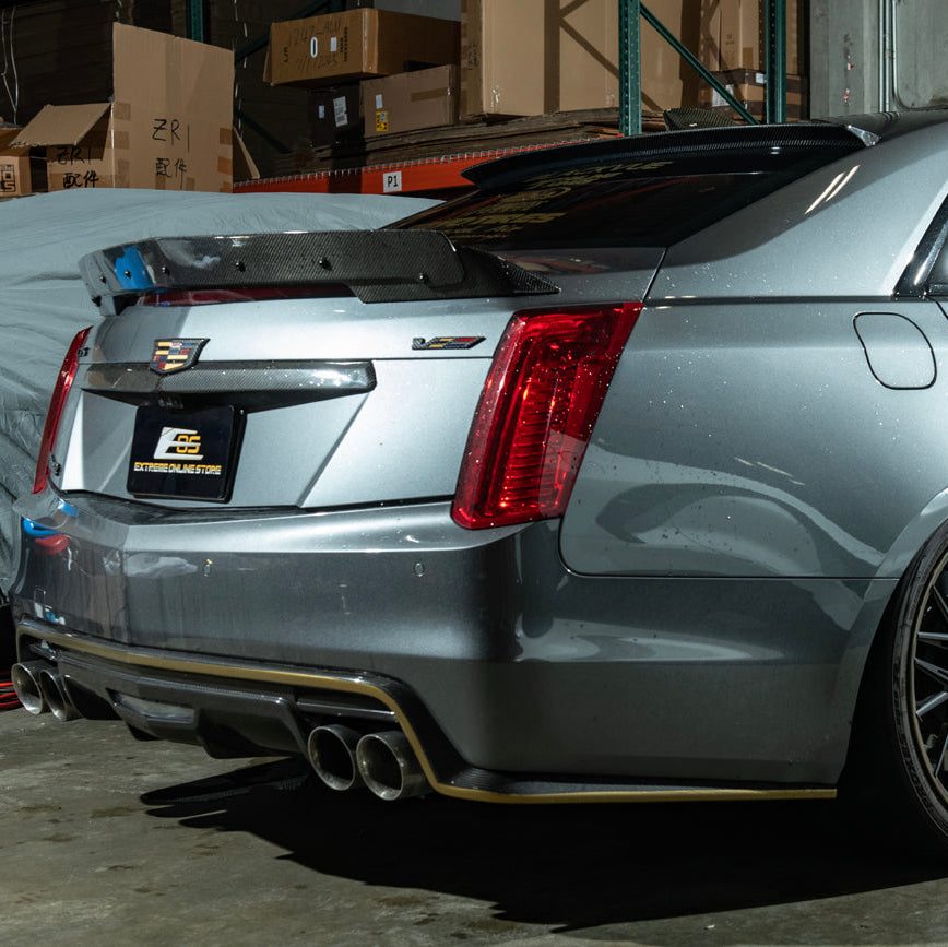 2016-19 Cadillac CTS-V Sedan Rear Roof Top Window Spoiler image 8