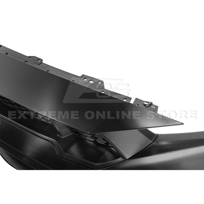2024-Up Mustang GTD Style Full Conversion Primed Front Bumper Cover Grille Lip image 34