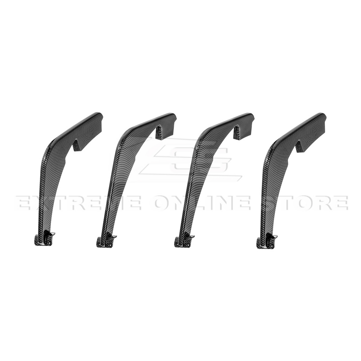 Corvette C8 Stingray DRY CARBON FIBEr Add-On Rear Diffuser Fin image 52