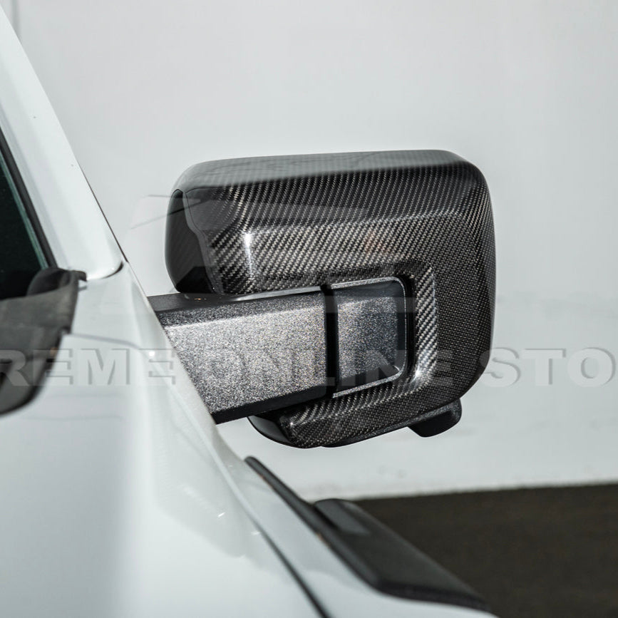 2021-Up Ford F-150 Carbon Fiber Side Mirror Cap Covers image 11
