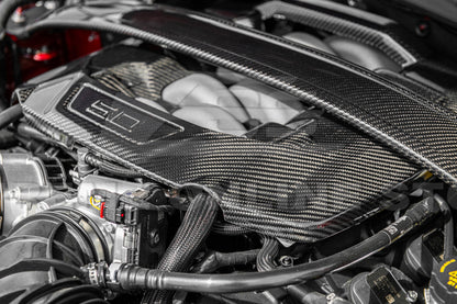 2024-Up Ford Mustang Dry Carbon Fiber Engine Cover image 6