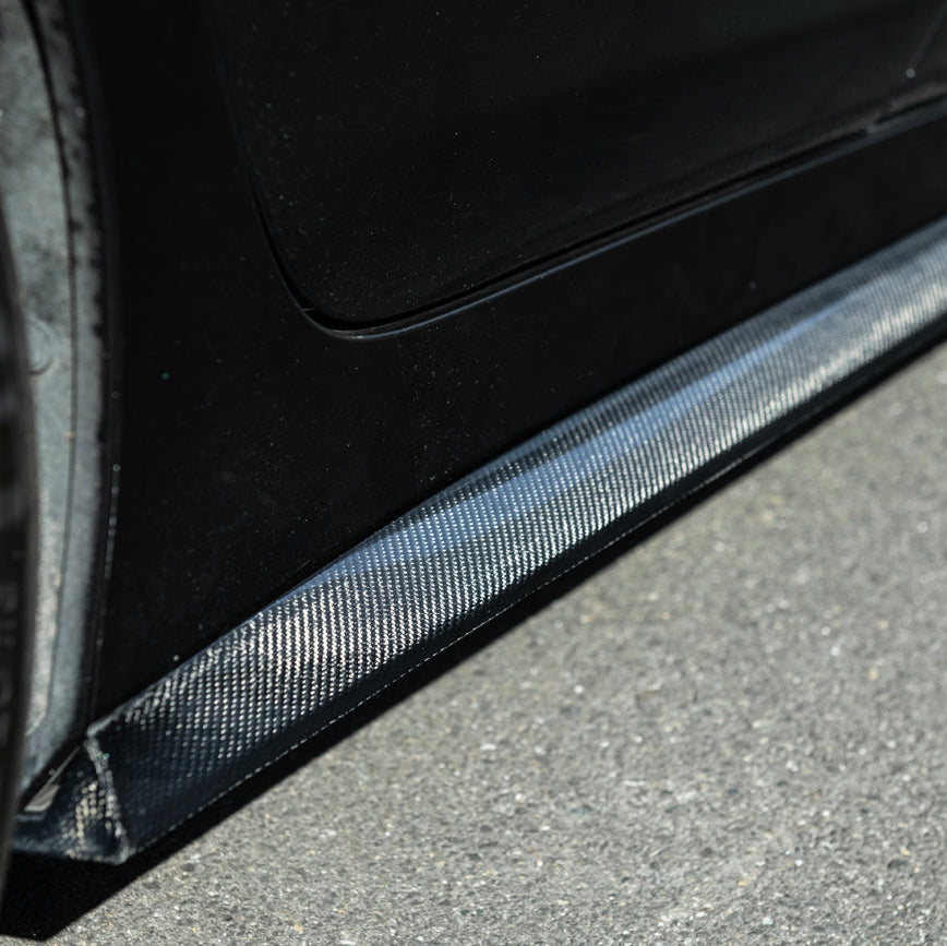 2016-19 Cadillac CTS-V | CARBON FIBER Package V2 Side Skirts image 10
