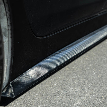 2016-19 Cadillac CTS-V | CARBON FIBER Package V2 Side Skirts image 10