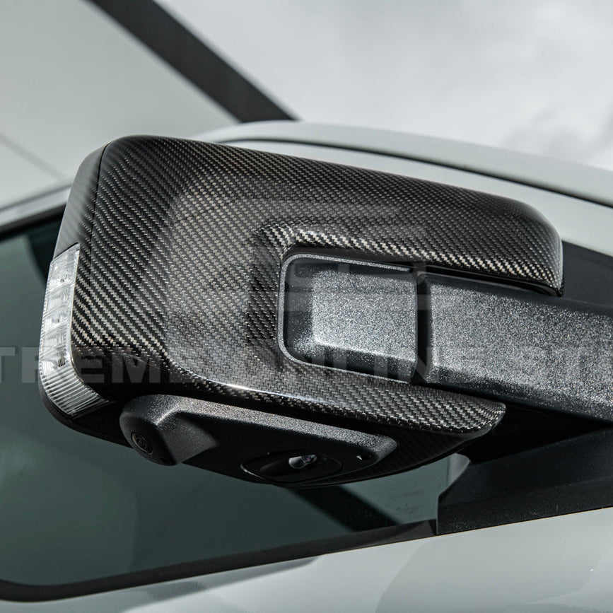 2021-Up Ford F-150 Carbon Fiber Side Mirror Cap Covers image 14