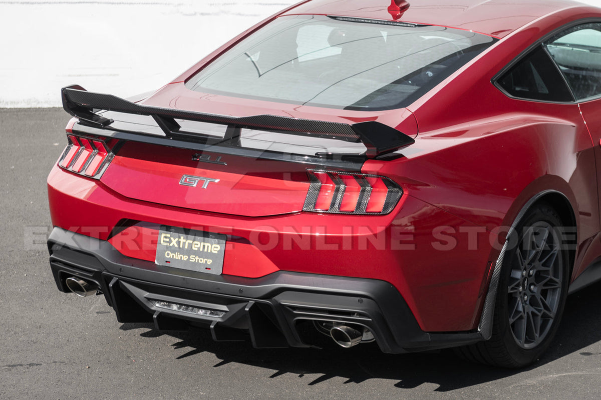 2024-Up Mustang Dark Horse Package Rear Wickerbill Spoiler image 4