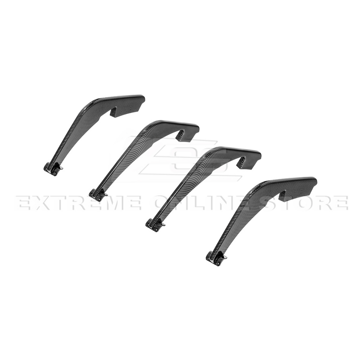 Corvette C8 Stingray DRY CARBON FIBEr Add-On Rear Diffuser Fin image 50