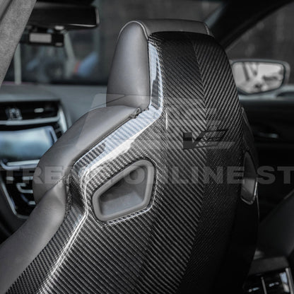 2016-19 CTS-V | ATS-V Dry CARBON FIBER Seat Back Cover image 19