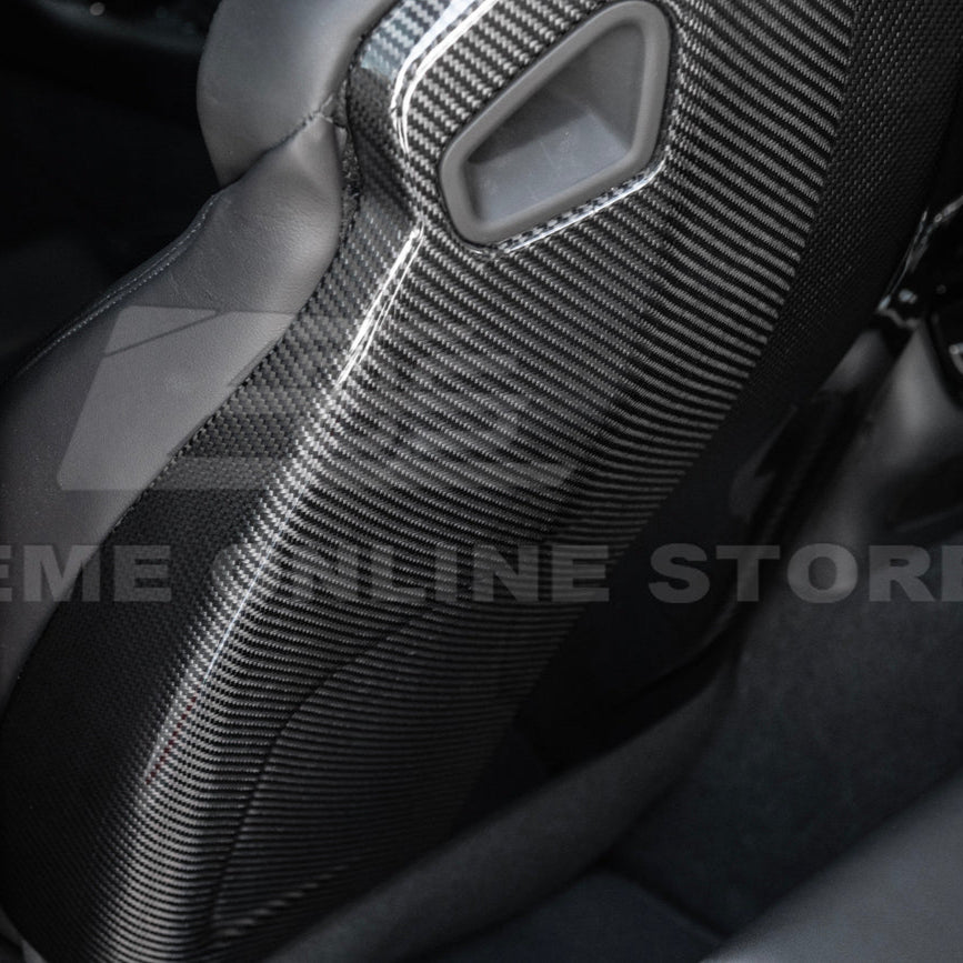 2016-19 CTS-V | ATS-V Dry CARBON FIBER Seat Back Cover image 20