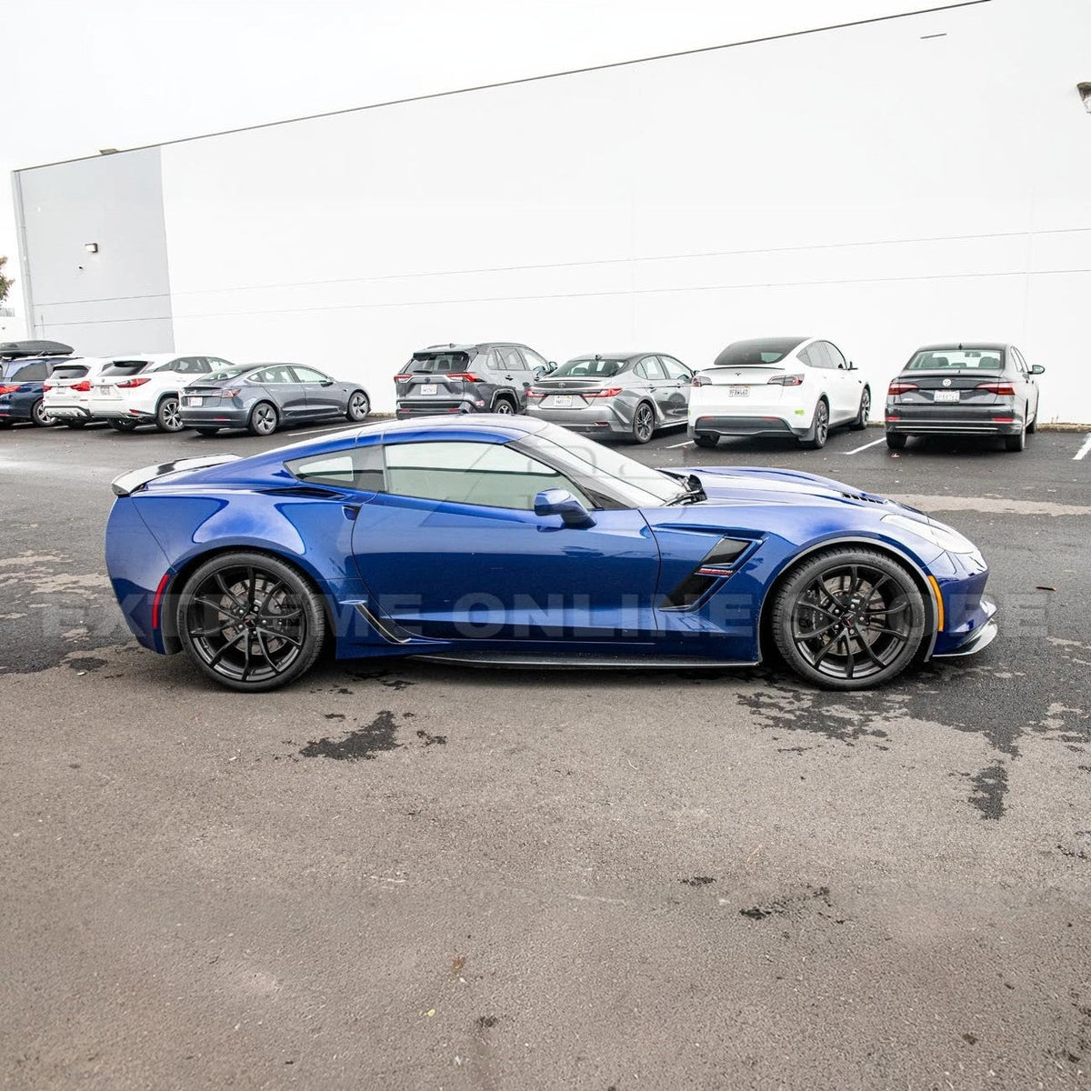 Corvette C7 Stingray EOS Preformance Package Front Splitter image 22