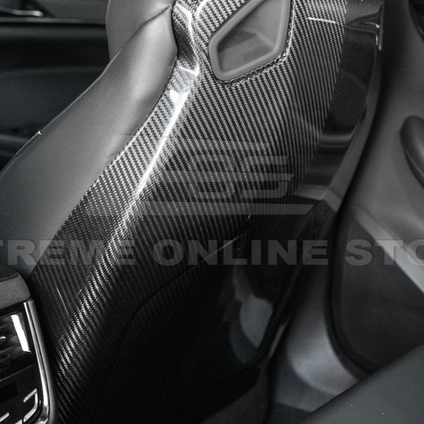 2016-19 CTS-V | ATS-V Dry CARBON FIBER Seat Back Cover image 22