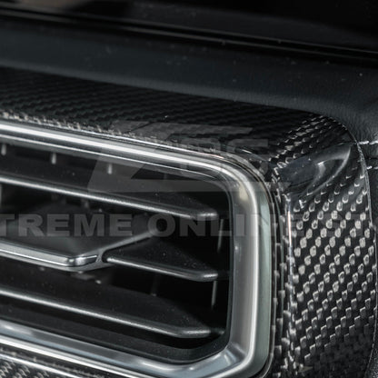 2024-Up Ford Mustang Single Screen Interior DRY CONBON FIBER Center Console Cover image 8