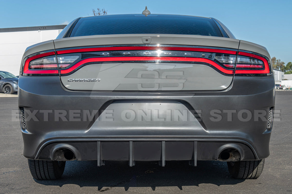 2015-Up Dodge Charger SRT Hellcat Conversion Rear Bumper Cover image 14