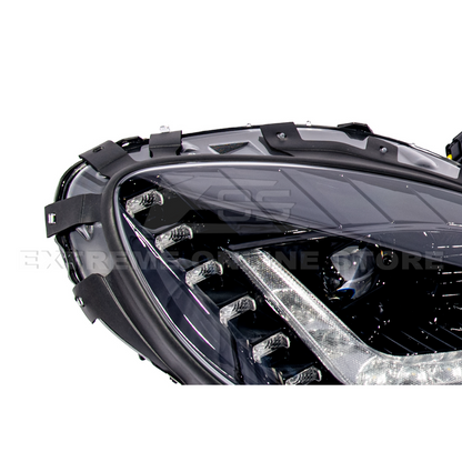 2005-13 Corvette C6 l C7 Style Projector LED Sequential Signal Turn Headlights image 34