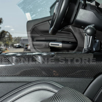 2024-Up Ford Mustang DRY CARBON FIBER All Inclusive Center Console Cover image 9