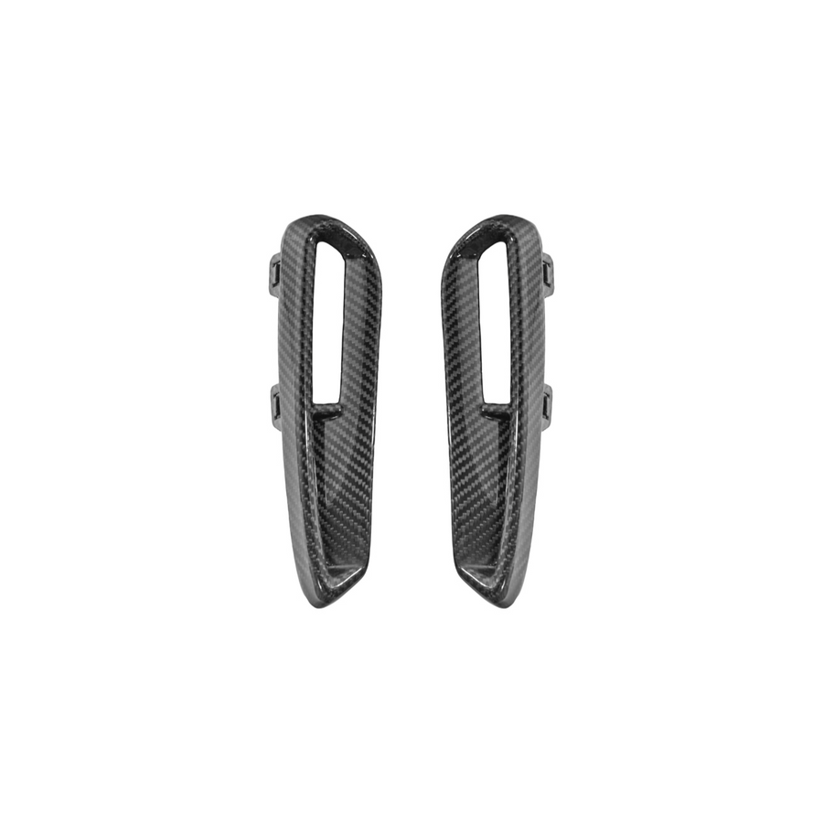2023-Up Honda Civic Type-R Carbon Fiber Rear Hatch Vent Trim Cover image 1