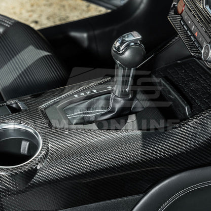 2024-Up Ford Mustang DRY CARBON FIBER All Inclusive Center Console Cover image 4