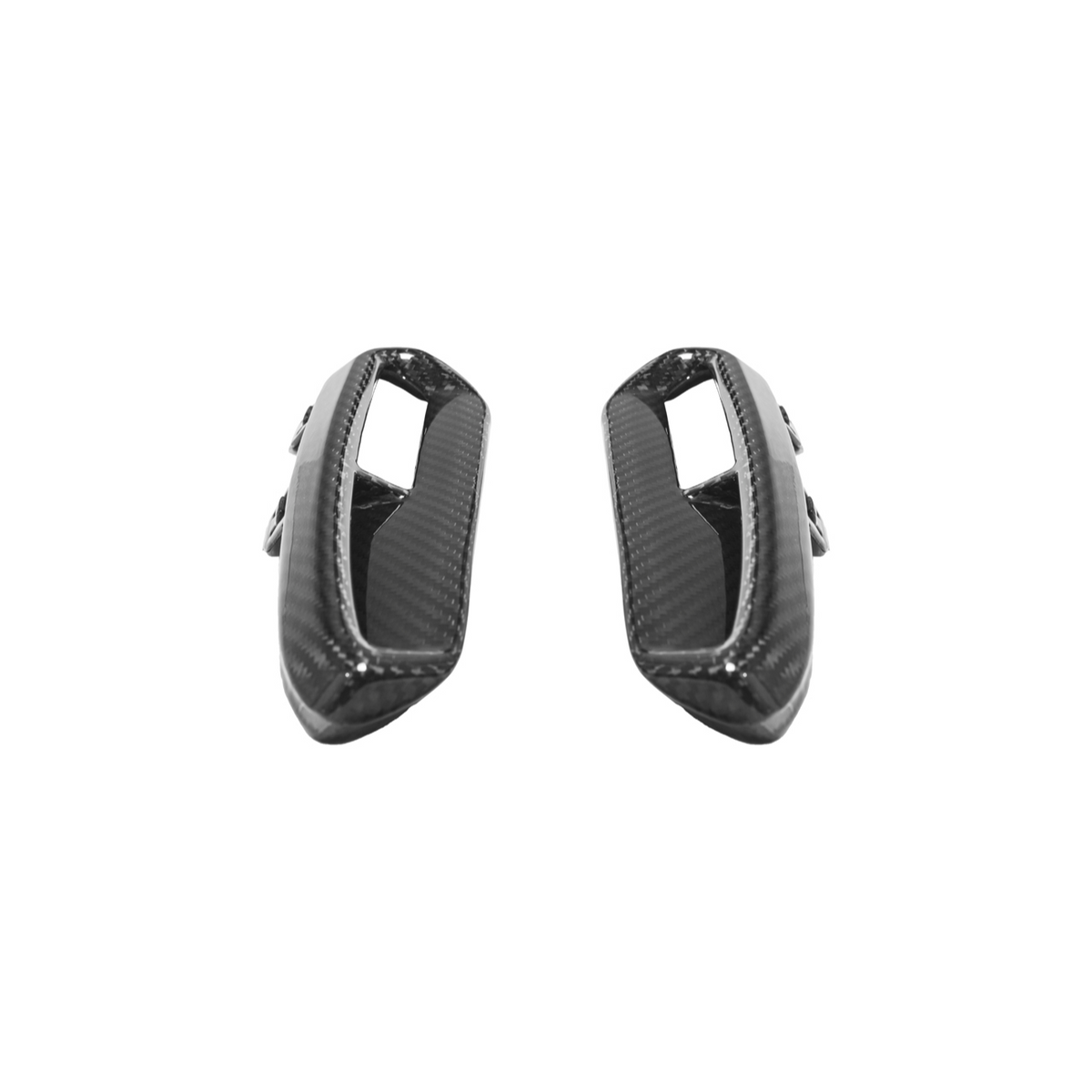 2023-Up Honda Civic Type-R Carbon Fiber Rear Hatch Vent Trim Cover image 7