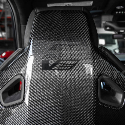 2016-19 CTS-V | ATS-V Dry CARBON FIBER Seat Back Cover image 27