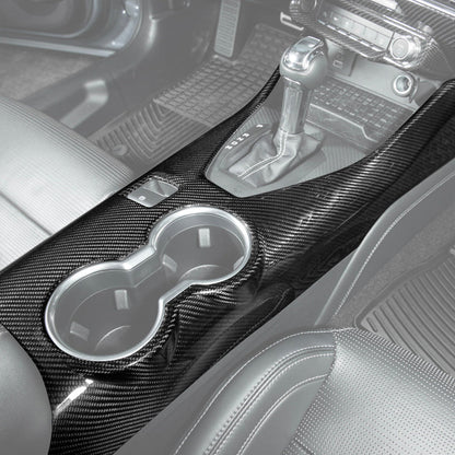 2024-Up Ford Mustang DRY CARBON FIBER All Inclusive Center Console Cover image 2
