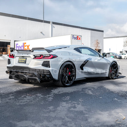Z51 Wickerbill Package Corvette C8 Stingray Rear Trunk Spoiler image 57