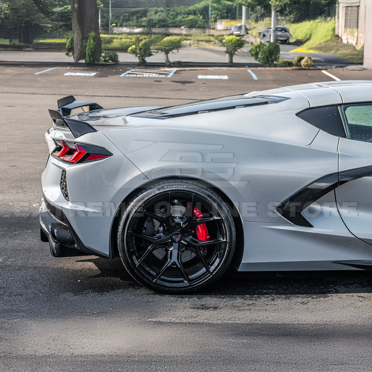 Z51 Wickerbill Package Corvette C8 Stingray Rear Trunk Spoiler image 59