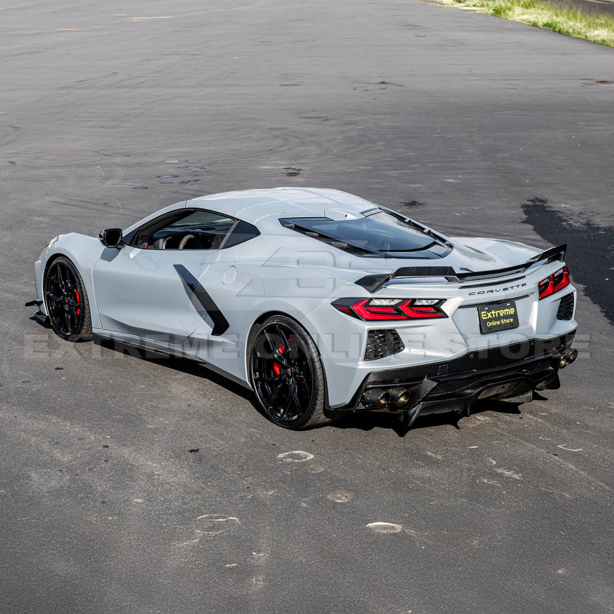 Z51 Package Corvette C8 Stingray Rear Add-On Wicker Extension image 32