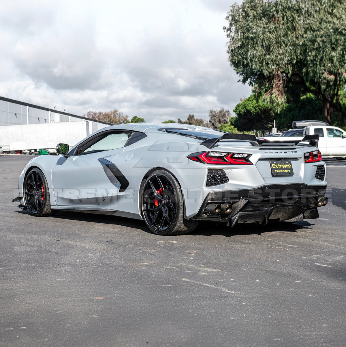 Z51 Package Corvette C8 Stingray Rear Add-On Wicker Extension image 33