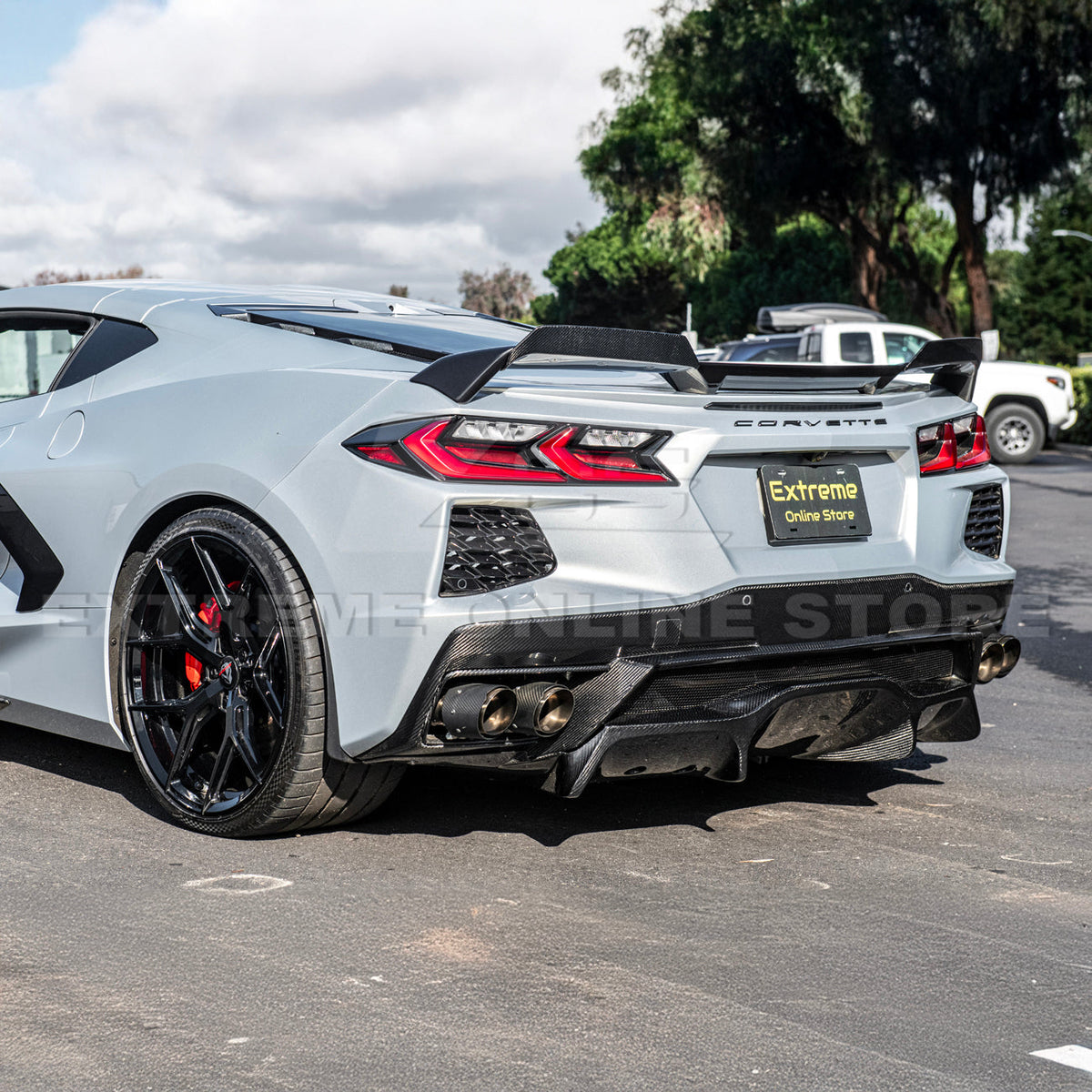 Z51 Wickerbill Package Corvette C8 Stingray Rear Trunk Spoiler image 50