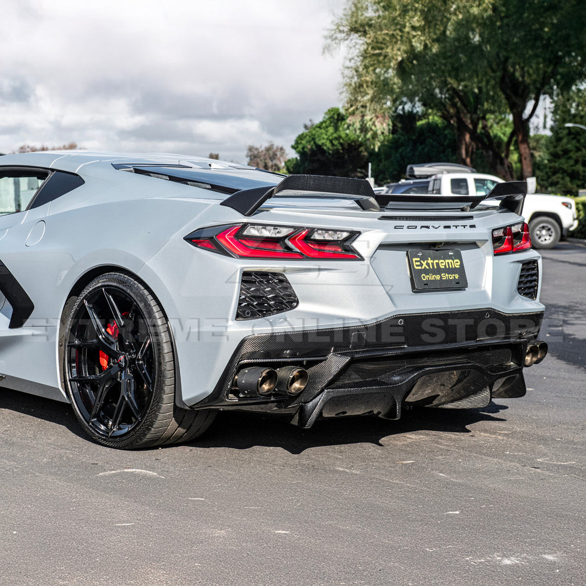 Z51 Package Corvette C8 Stingray Rear Add-On Wicker Extension image 34