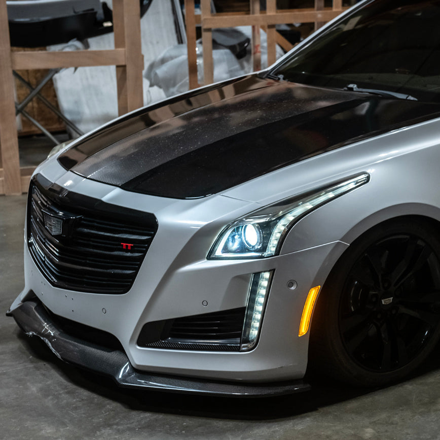 2014-19 Cadillac ATS & CTS | Front Bumper Amber LED Side Marker Lights image 4
